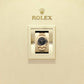 Rolex Oyster Perpetual 34, 18k Yellow Gold, 34mm, Black dial, Domed Oyster, Ref# 124208-0001, Watch in box