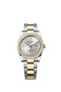 Rolex Datejust 36, Oystersteel and 18k Yellow Gold, Silver sunray set with Diamonds dial, Diamond-set bezel Oyster, Ref# 126283RBR-0038