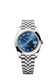 Rolex Datejust 41, Oystersteel, Bright blue sunray Roman dial, Smooth Jubilee, Ref# 126300-0030
