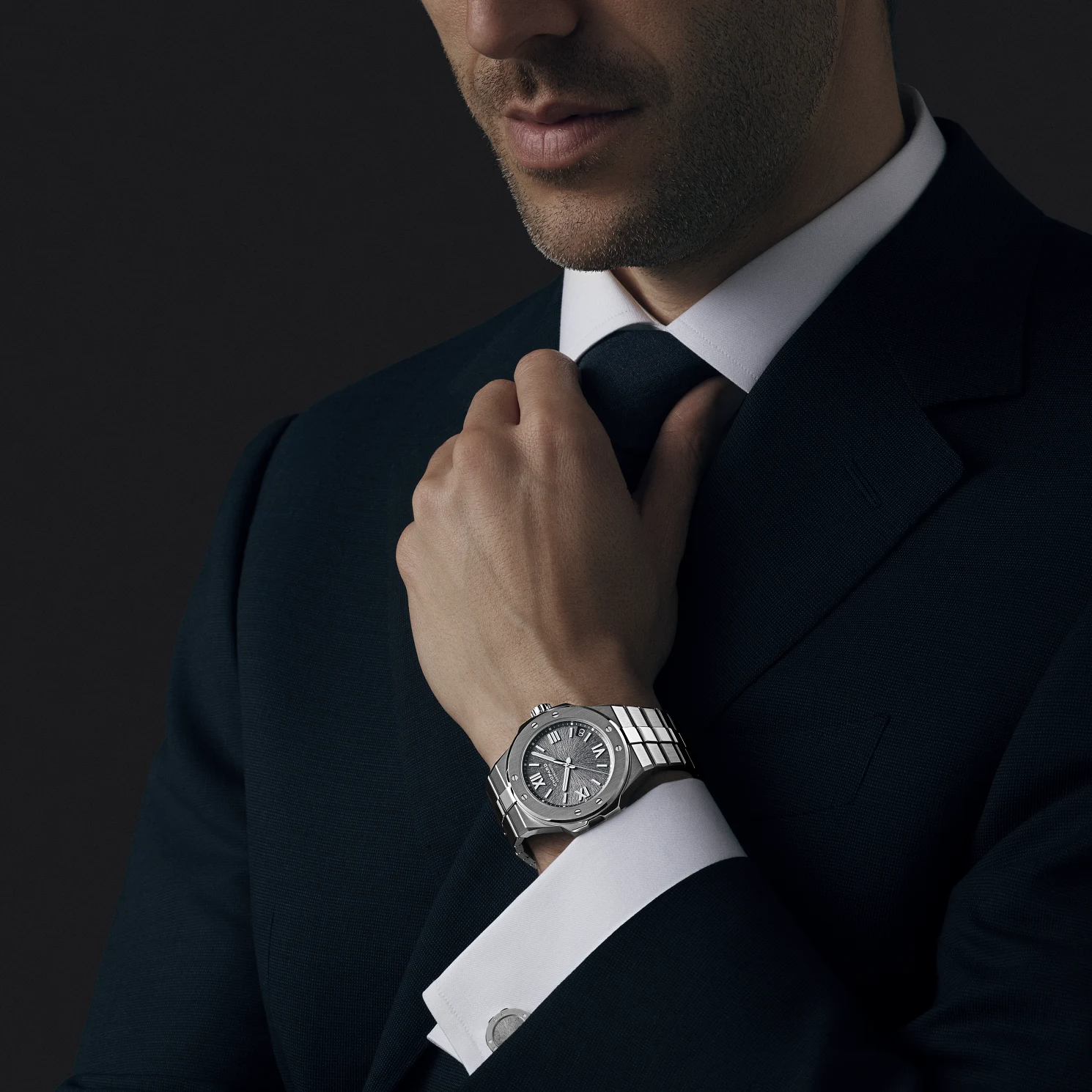 Unworn Chopard Alpine Eagle, Stainless Steel, 41mm, Ref# 298600-3002, Watch on hand 1