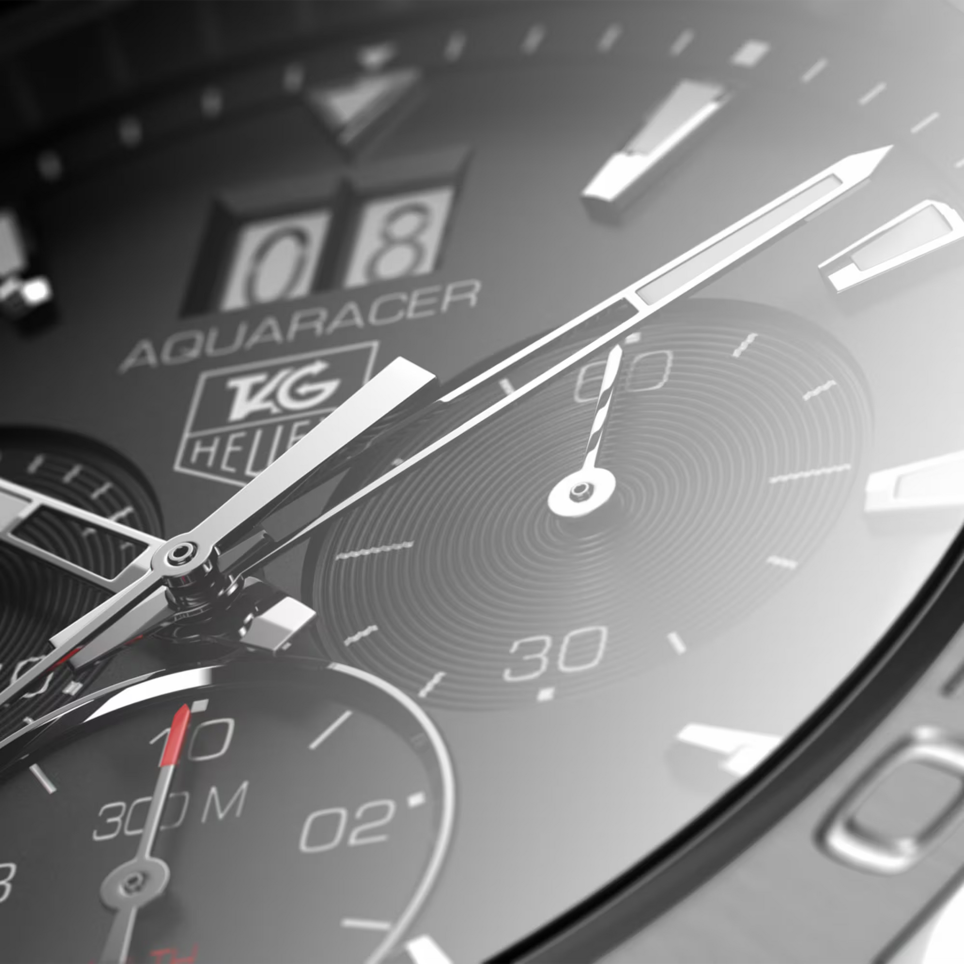 TAG Heuer Aquaracer Chronograph, 43mm, Stainless Steel, Ref# CAY1110.BA0927, Date, sub-dials