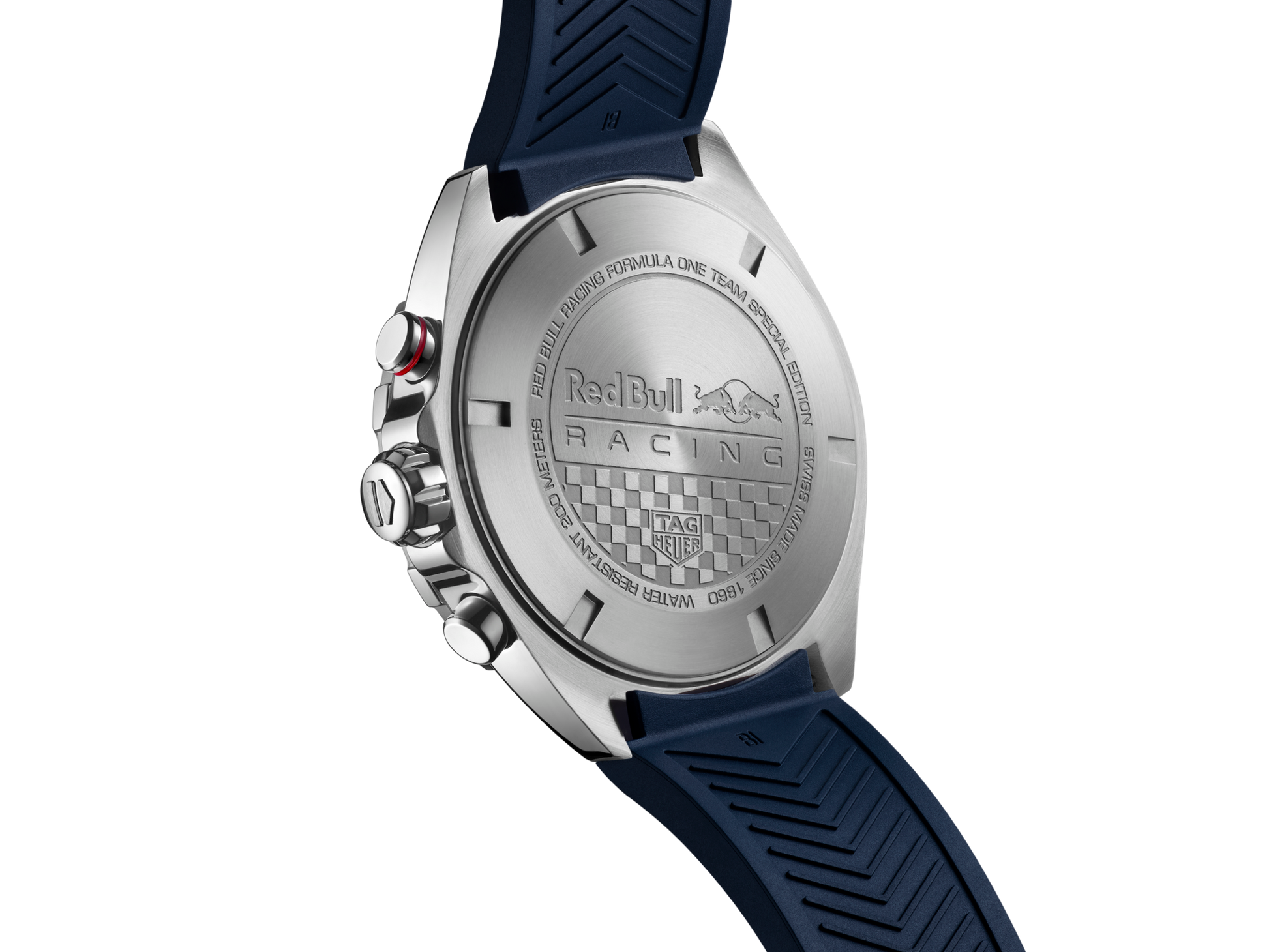 Unworn TAG Heuer Formula 1 Chronograph x Red Bull Racing Special Edition, Stainless Steel, 43mm, Ref# CAZ101AL.FT8052, Back