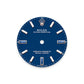 Rolex Oyster Perpetual 34, 18k Everose Gold, 34mm, Blue stone dial, Domed Oyster, Ref# 124205-0002, Dial