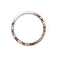 Rolex Datejust 36, Oystersteel and 18k Everose Gold, Mint green sunray Roman dial, Fluted Oyster, Ref# 126231-0052, Bezel