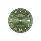 Rolex Datejust 36, Oystersteel and 18k Yellow Gold, Olive green sunray set with Diamonds dial, Fluted Oyster, Ref# 126233-0050, Dial