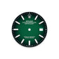 Rolex Datejust 36, Oystersteel and 18k White Gold, Green ombré dial, Fluted Jubilee, Ref# 126234-0059, Dial