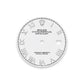 Rolex Datejust 36, Oystersteel and 18k White Gold, Intense white dial, Fluted Oyster, Ref# 126234-0062, Dial