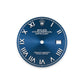 Rolex Datejust 36, Oystersteel and 18k White Gold, Bright blue sunray dial, Fluted Oyster, Ref# 126234-0070, Dial