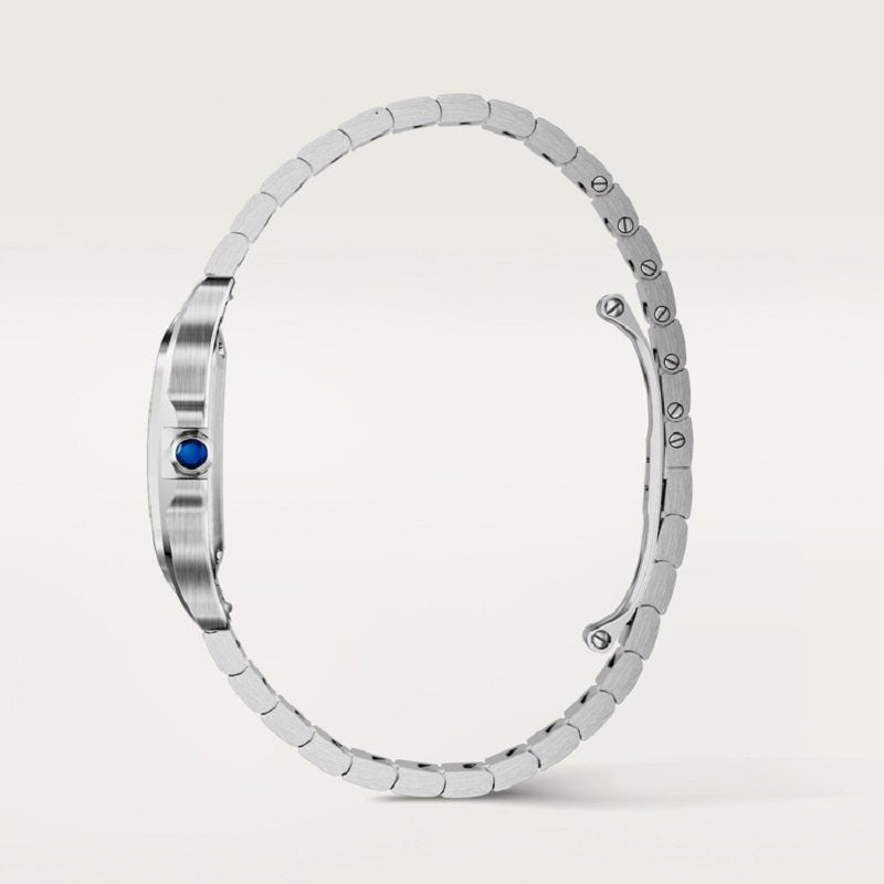 Cartier Santos de Cartier, Stainless Steel, 27mm x 34.5mm, Ref# WSSA0082, Right