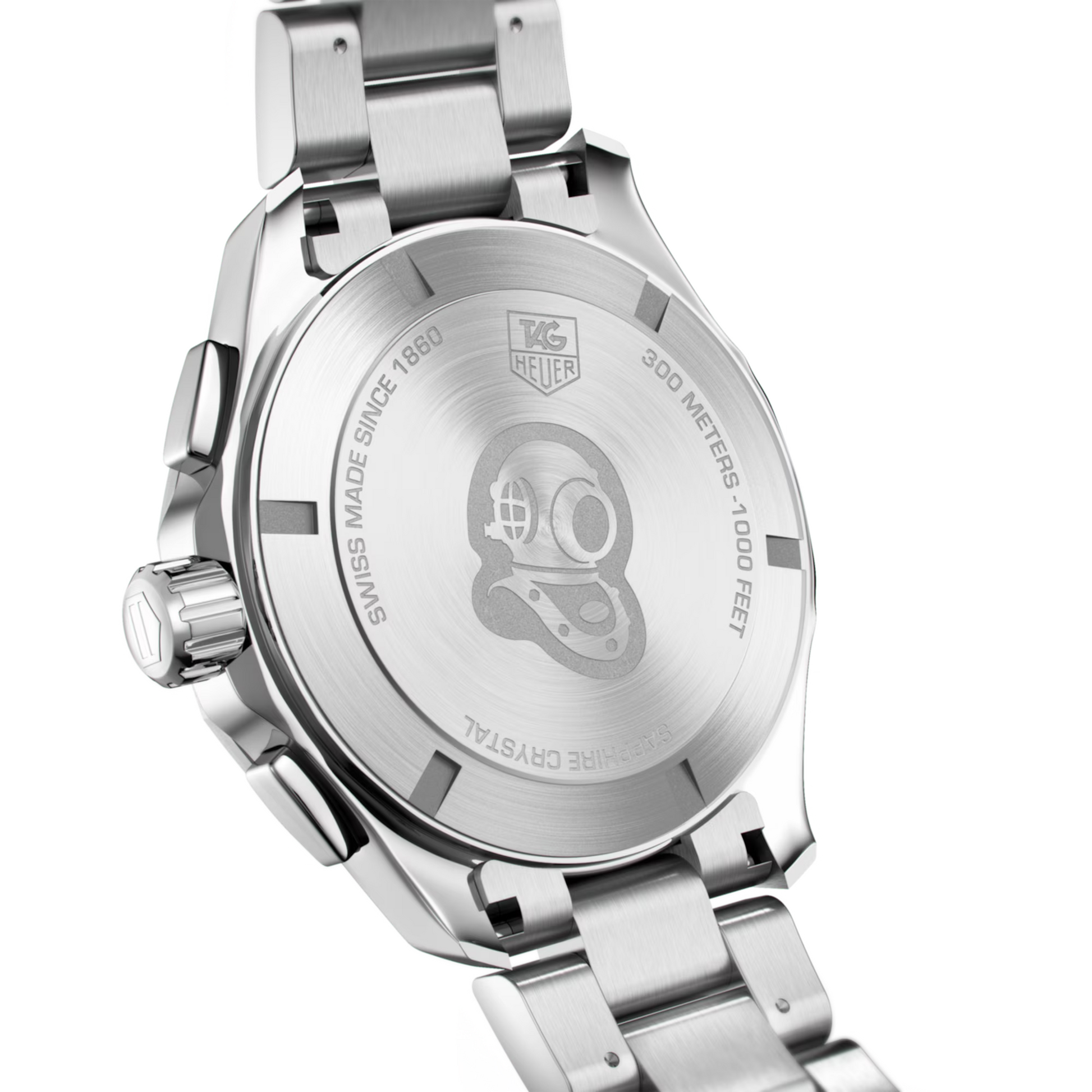 TAG Heuer Aquaracer Chronograph, 43mm, Stainless Steel, Ref# CAY1110.BA0927, Back