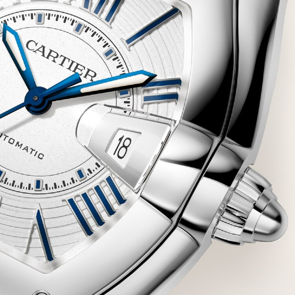 Cartier Roadster watch, Stainless Steel, 47.2mm x 38.8mm, Ref# WSRD0020, Dial