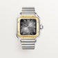 Cartier Santos de Cartier, Stainless Steel and 18k Yellow Gold, 39.8mm, Ref# W2SA0030