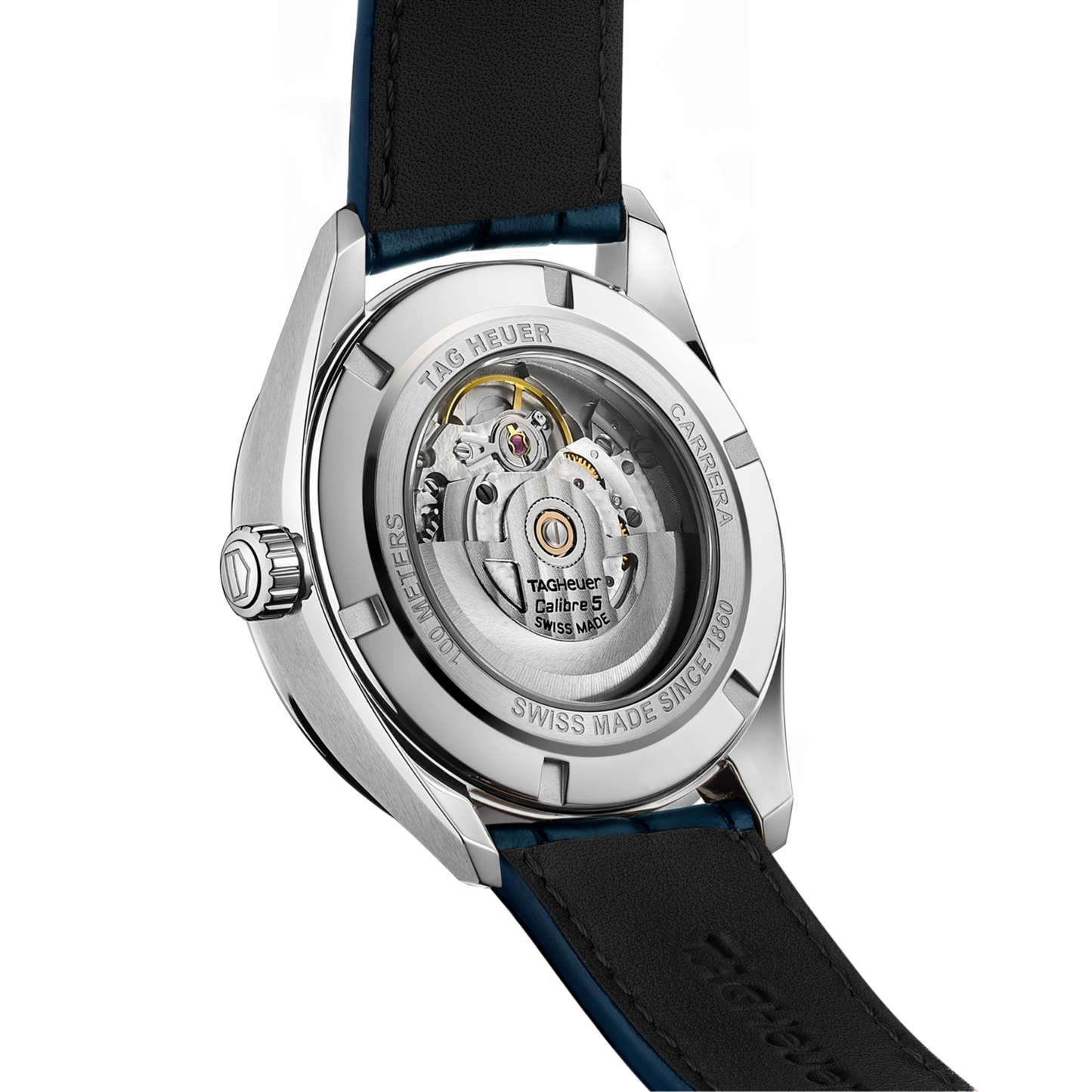 TAG Heuer Carrera Calibre 5 Day-Date, Stainless Steel, 41mm, Ref# WBN2012.FC6502, Back