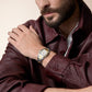Cartier Roadster watch, Stainless Steel and 18k Yellow Gold, 42.5mm x 34.92mm, Ref# W2RD0009, Watch on hand