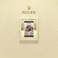 Rolex Datejust 36, Oystersteel and 18k Everose Gold, Chocolate sunray set with 10 diamonds dial, Domed Oyster, Ref# 126201-0054, Watch in box