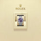 Rolex Datejust 36, Oystersteel and 18k White Gold, Aubergine set with diamonds dial, Fluted Jubilee, Ref# 126234-0063, Watch in box