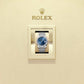 Rolex Datejust 36, Oystersteel and 18k White Gold, Bright blue sunray dial, Diamond-set bezel Jubilee, Ref# 126284rbr-0061, Watch in box