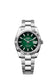 Rolex Datejust 41, Oystersteel and 18k White Gold, Green ombré dial, Fluted Oyster, Ref# 126334-0033