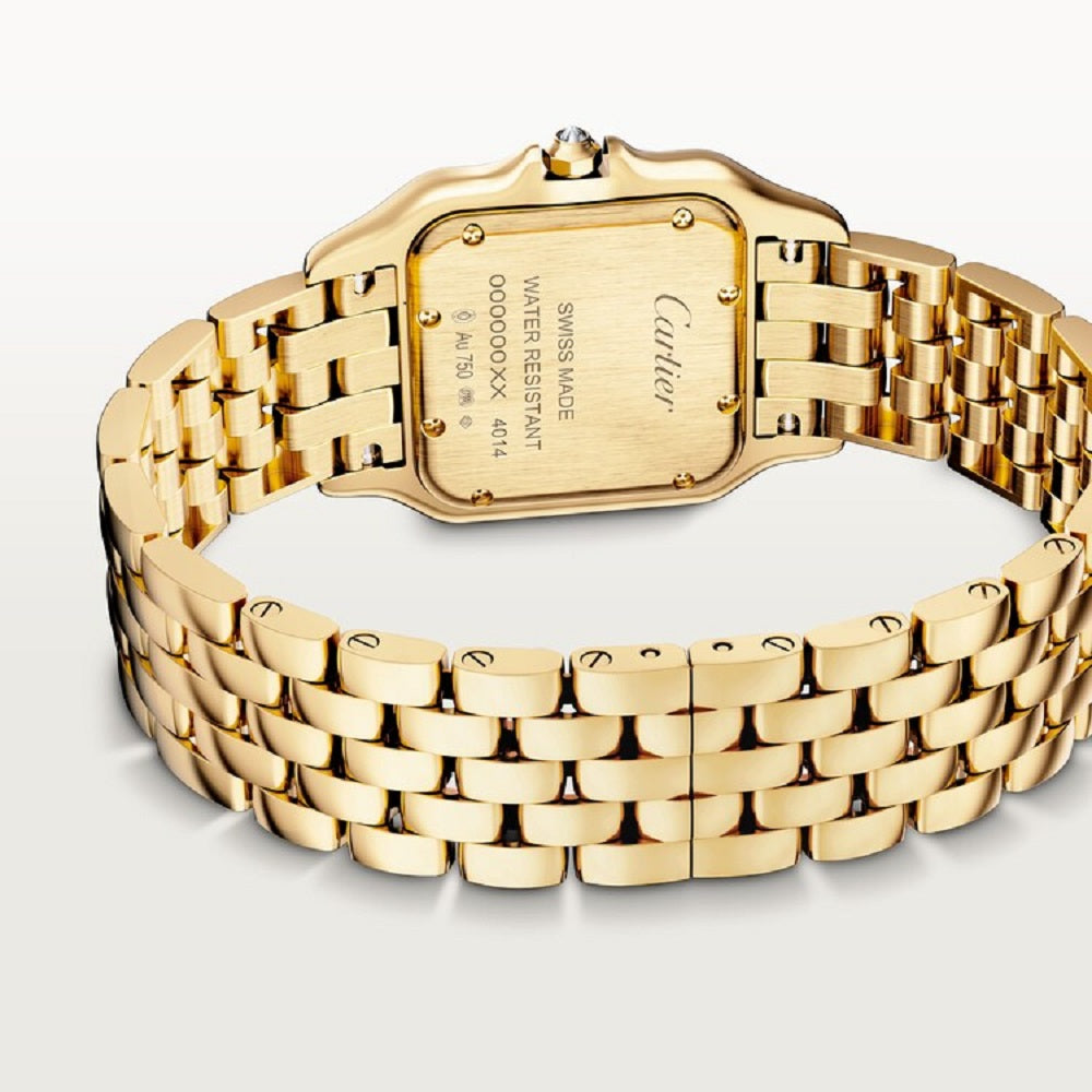 Cartier Panthère de Cartier Medium, 18k Yellow Gold and Diamonds, 27mm x 36mm, Ref# WJPN0085, Back Main view