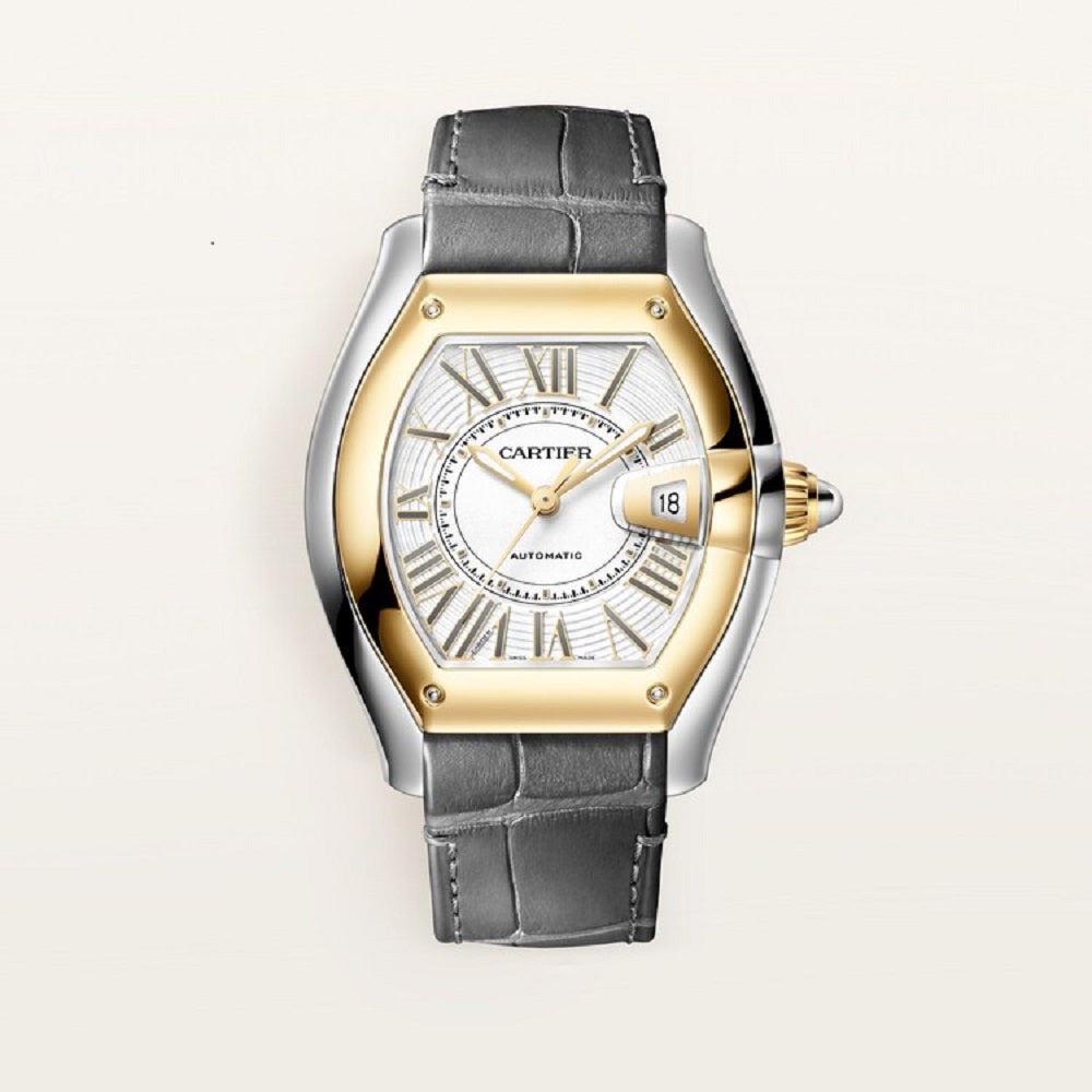 Cartier Roadster watch, Stainless Steel and 18k Yellow Gold, 47.2mm x 38.8mm, Ref# W2RD0010, 1