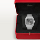 Unworn Cartier Santos de Cartier Dual Time, Stainless Steel, 40.2mm, Ref# WSSA0076, Watch in box