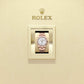 Rolex Oyster Perpetual 34, 18k Everose Gold and Diamonds, 34mm, White Mother-of-Pearl dial, Oyster, Ref# 124245rbr-0002, Watch in box