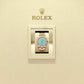 Rolex Oyster Perpetual 34, 18k Yellow Gold and Diamonds, 34mm, Turquoise Blue dial, Oyster, Ref# 124248rbr-0002, Watch in box