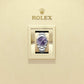 Rolex Datejust 36, Oystersteel and 18k White Gold, Aubergine set with diamonds dial, Fluted Oyster, Ref# 126234-0064, Watch in box
