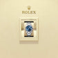 Rolex Datejust 36, Oystersteel and 18k White Gold, Bright blue sunray dial, Fluted Oyster, Ref# 126234-0070, Watch in box