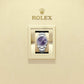 Rolex Datejust 36, Oystersteel and 18k White Gold, Aubergine set with diamonds dial, Diamond-set bezel Oyster, Ref# 126284rbr-0056, Watch in box