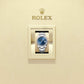 Rolex Datejust 36, Oystersteel and 18k White Gold, Bright blue sunray, Diamond-set bezel Oyster, Ref# 126284rbr-0062, Watch in box