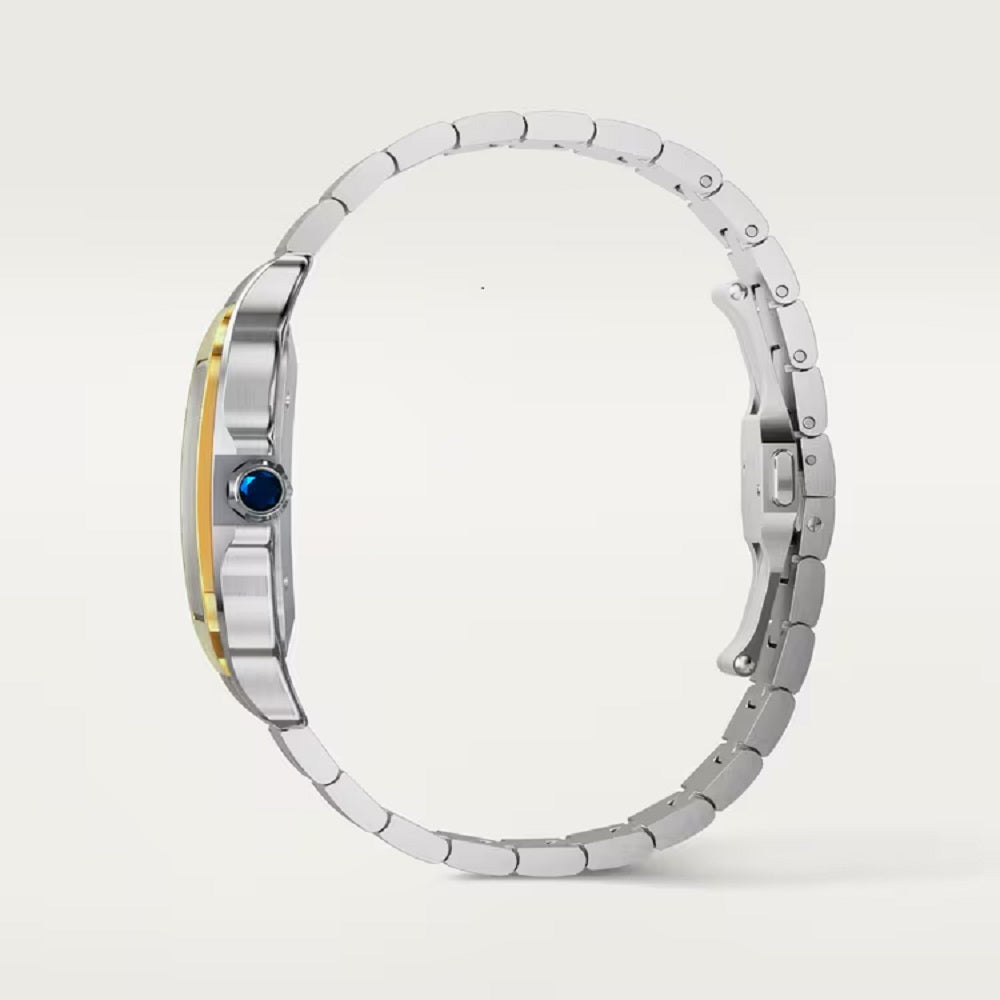 Cartier Santos de Cartier, Stainless Steel and 18k Yellow Gold, 39.8mm, Ref# W2SA0030, Side