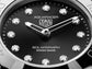 TAG Heuer Aquaracer Professional 100 Solargraph, Stainless Steel and Diamonds set, Solar Quartz, 28 mm, Ref# WBP141G.BA0049, Hands and indexes