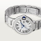 Cartier Ballon Bleu de Cartier, Stainless Steel and 50 Diamonds, 33mm, Ref# W4BB0023, Main view 1