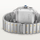 Cartier Santos de Cartier, Stainless Steel and 18k Yellow Gold, 39.8mm, Ref# W2SA0030, Main view back