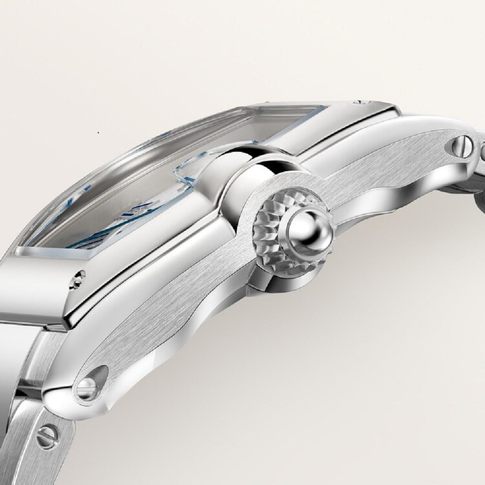 Cartier Roadster watch, Stainless Steel, 42.5mm x 34.92mm, Ref# WSRD0019, Side