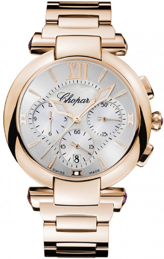 Unworn Chopard Imperiale Chrono, 18k Rose Gold, 40mm, Ref# 384211-5002