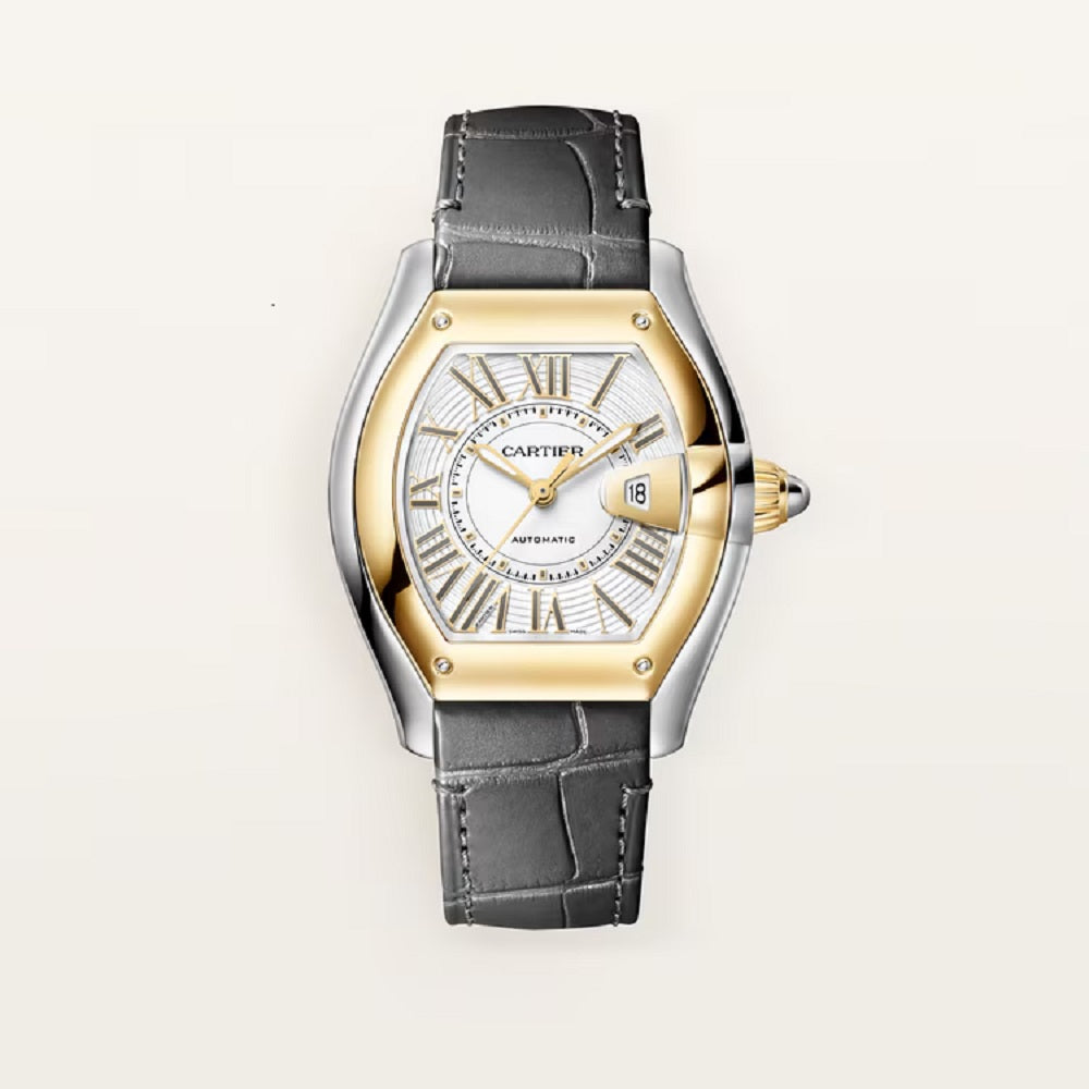 Cartier Roadster watch, Stainless Steel and 18k Yellow Gold, 42.5mm x 34.92mm, Ref# W2RD0009, 1