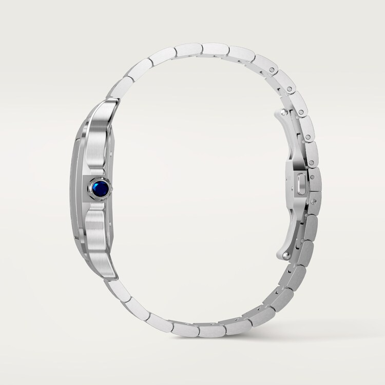 Unworn Cartier Santos de Cartier Dual Time, Stainless Steel, 40.2mm, Ref# WSSA0076, Right
