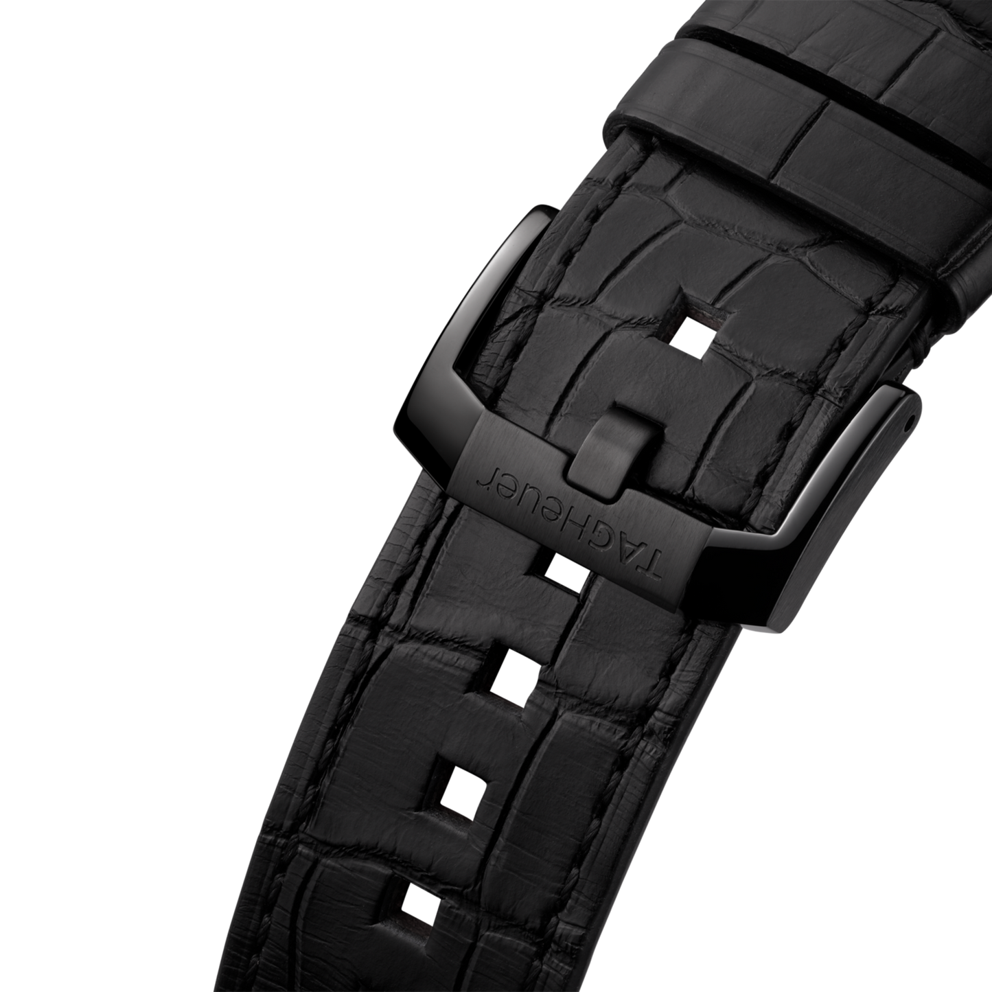 TAG Heuer Autavia Flyback Chronometer, 42 mm, Black DLC Stainless Steel and ceramic, Ref# CBE511C.FC8280, Clasp