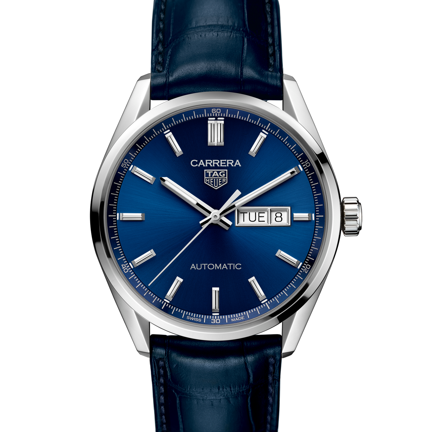 TAG Heuer Carrera Calibre 5 Day-Date, Stainless Steel, 41mm, Ref# WBN2012.FC6502, Dial
