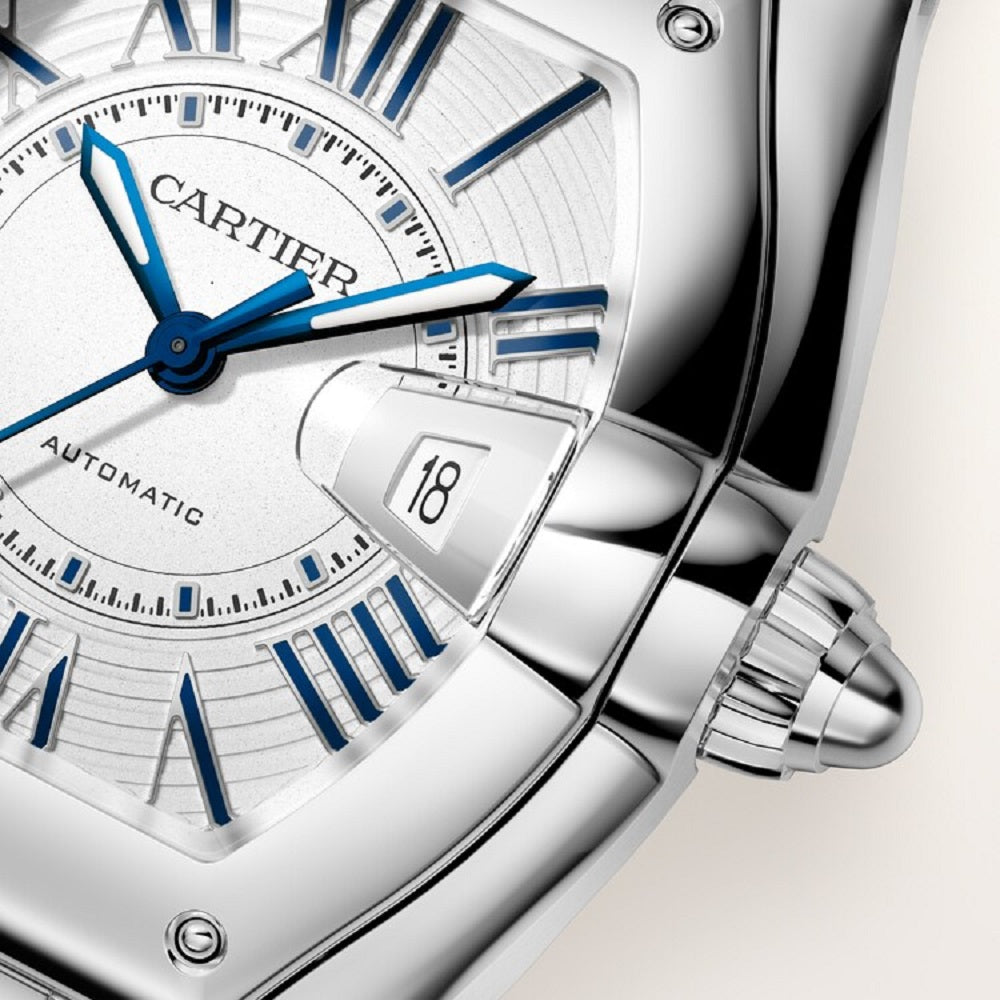Cartier Roadster watch, Stainless Steel, 42.5mm x 34.92mm, Ref# WSRD0019, Dial