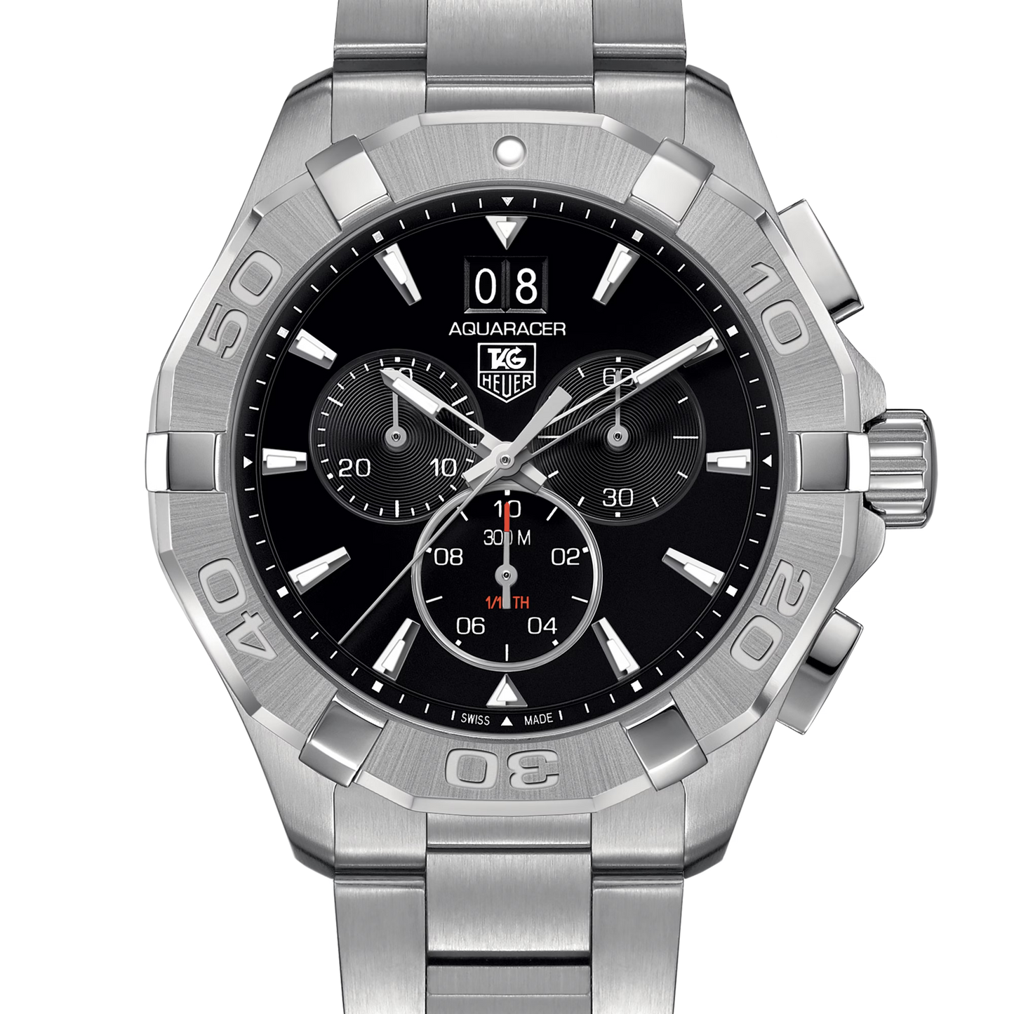 TAG Heuer Aquaracer Chronograph, 43mm, Stainless Steel, Ref# CAY1110.BA0927, Dial