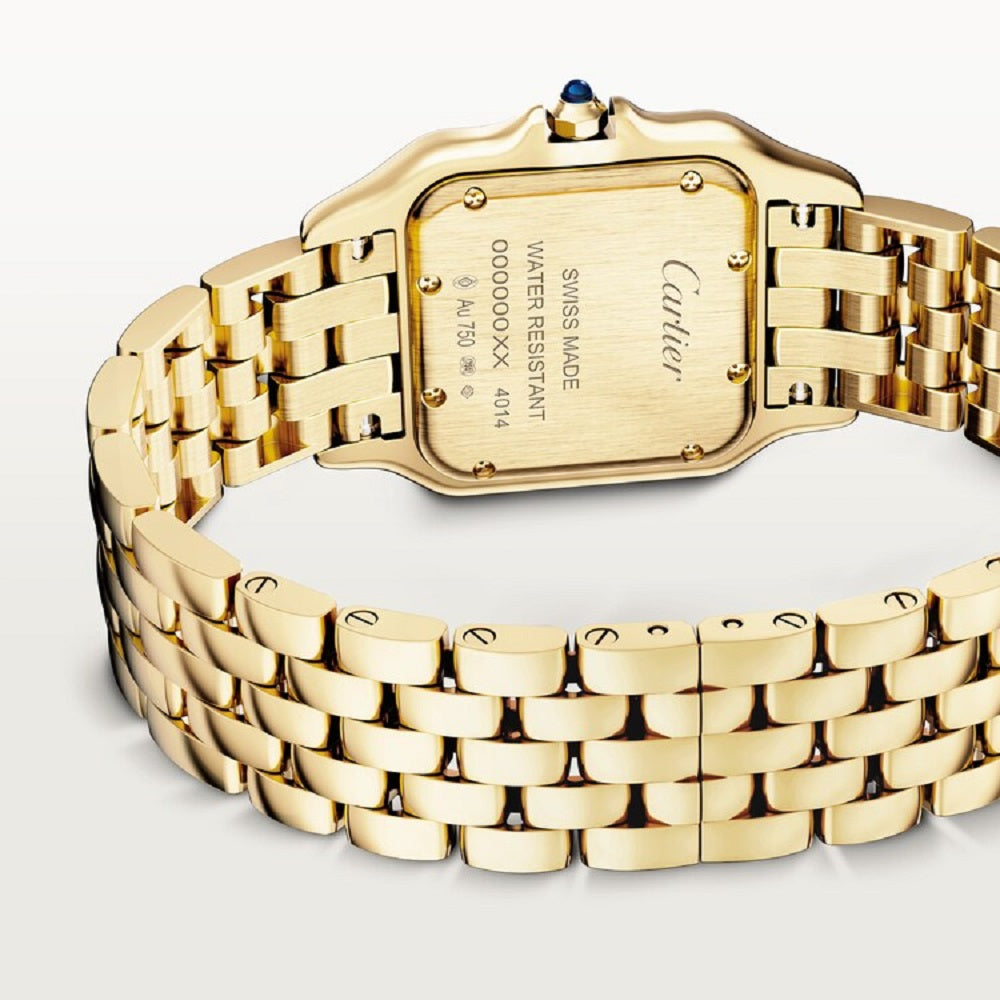 Cartier Panthère de Cartier Medium, 18k Yellow Gold, 29mm x 37mm, Ref# WGPN0058, Back main view