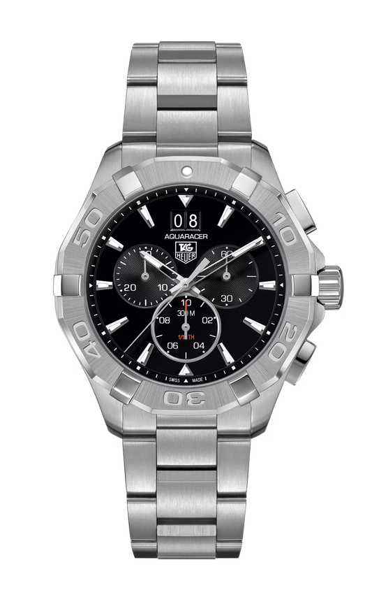 TAG Heuer Aquaracer Chronograph, 43mm, Stainless Steel, Ref# CAY1110.BA0927