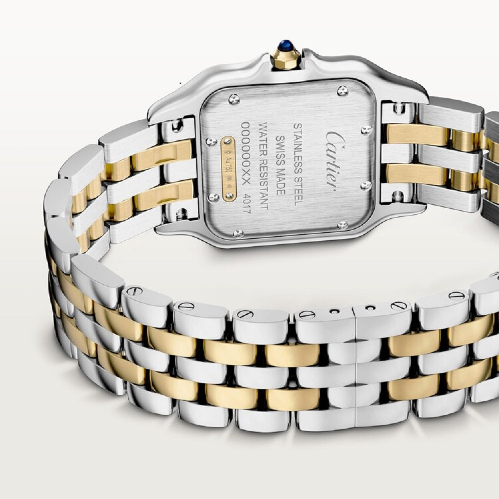 Cartier Panthère de Cartier Medium, Stainless Steel and 18k Yellow Gold, 29mm x 37mm, Ref# W2PN0019, Bak, main view