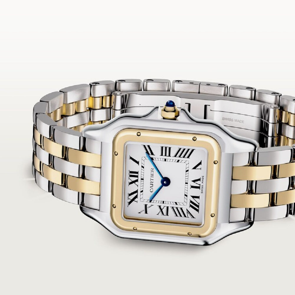 Cartier Panthère de Cartier Medium, Stainless Steel and 18k Yellow Gold, 29mm x 37mm, Ref# W2PN0019, Main view 1