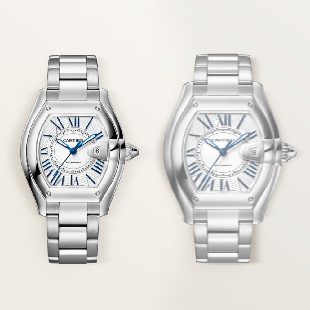Cartier Roadster watch, Stainless Steel, 42.5mm x 34.92mm, Ref# WSRD0019, medium model