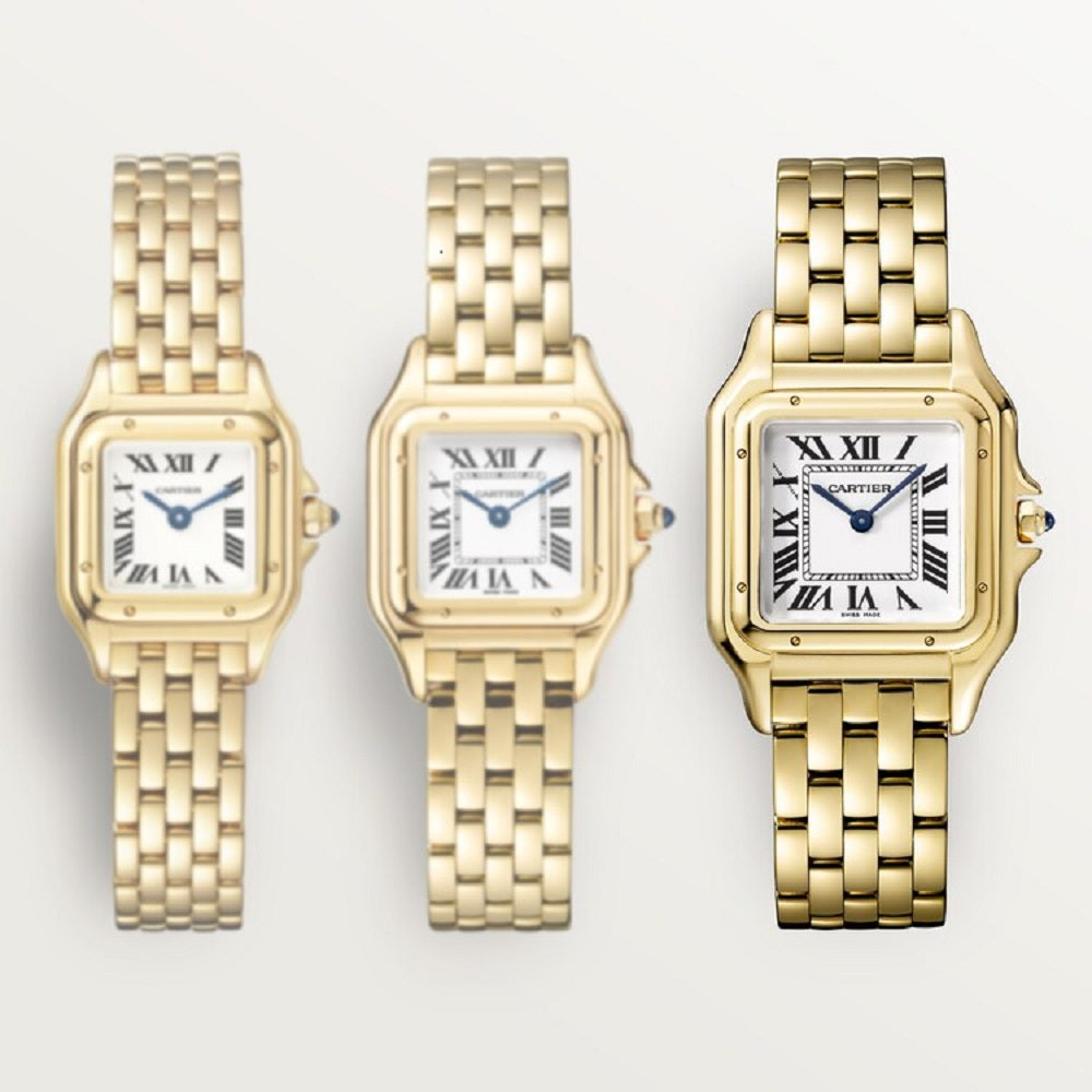 Cartier Panthère de Cartier Medium, 18k Yellow Gold, 29mm x 37mm, Ref# WGPN0058, Medium