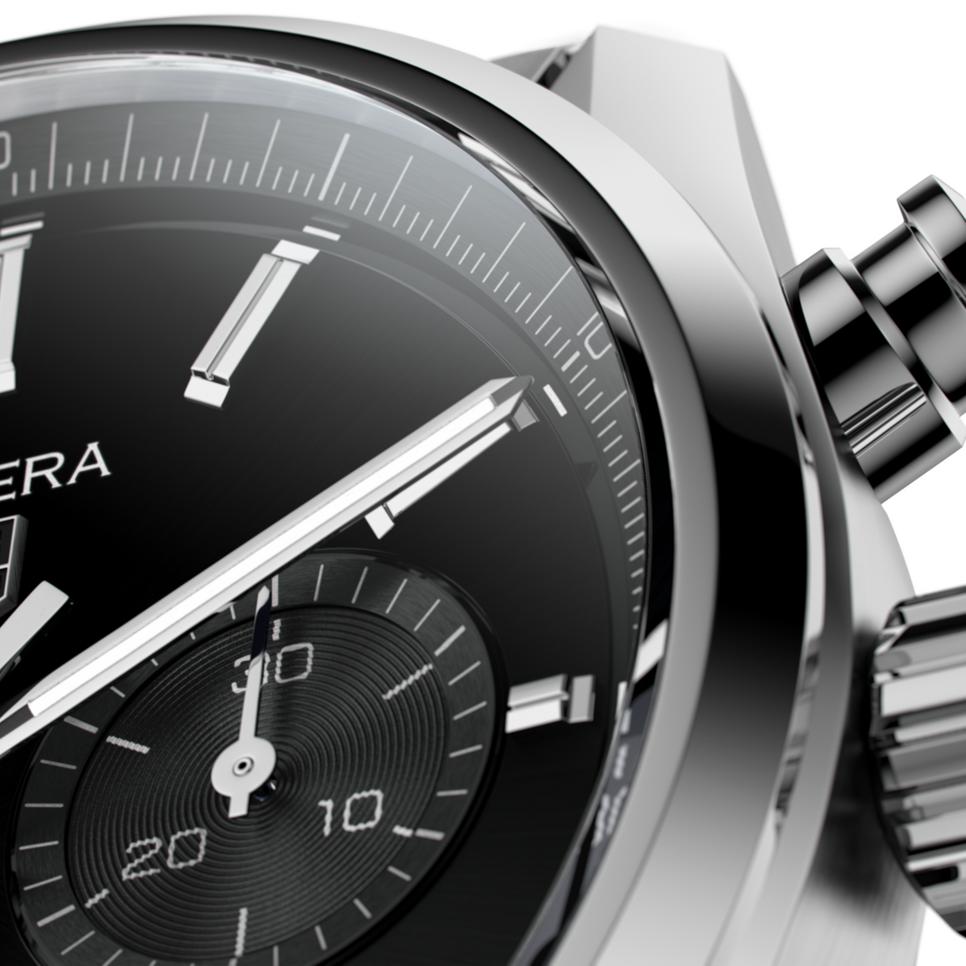 TAG Heuer Carrera Chronograph, Stainless Steel, 42mm, Ref# CBN2010.BA0642, Hands and markers